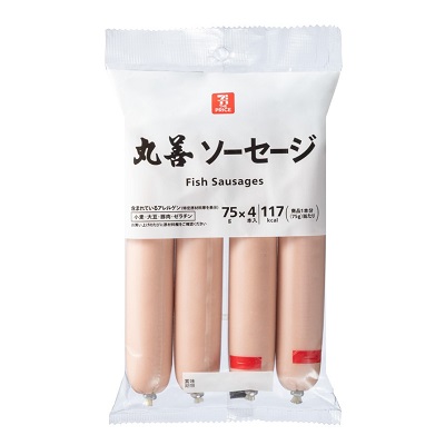 丸善ソーセージ 75g×4本入