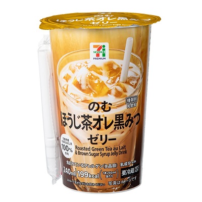 のむほうじ茶オレ黒みつゼリー 240ml