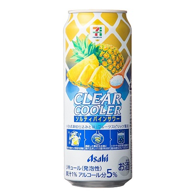 クリアクーラー ソルティパインサワー500ml
