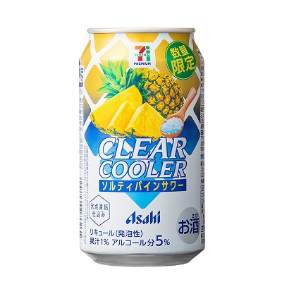 クリアクーラー ソルティパインサワー350ml