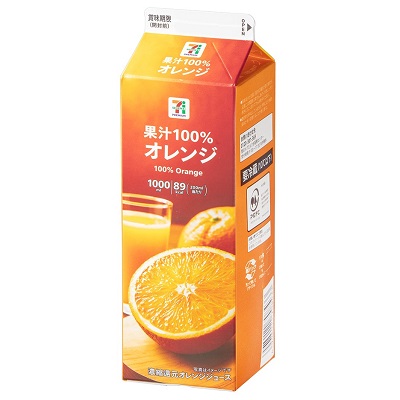 果汁100％ オレンジ 1000ml