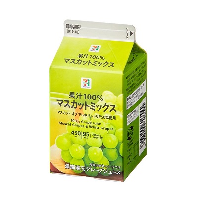 果汁100% マスカットミックス 450ml