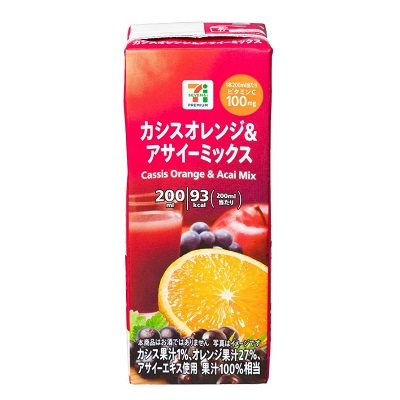 カシスオレンジ&アサイーミックス 200ml