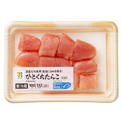 ひとくちたらこ 無着色 100g