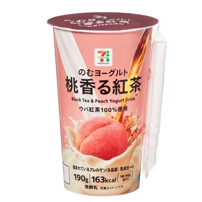 のむヨーグルト桃香る紅茶 190g