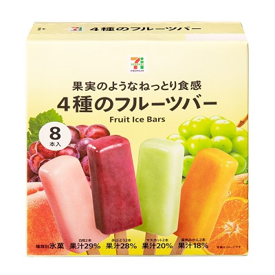 4種のフルーツバー 8本入