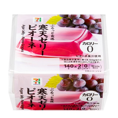 寒天ゼリー ピオーネ 2個入