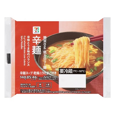 糖質0g 低カロリー麺 辛麺 140.85g
