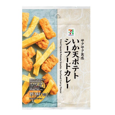 いか天ポテト シーフードカレー味 22g