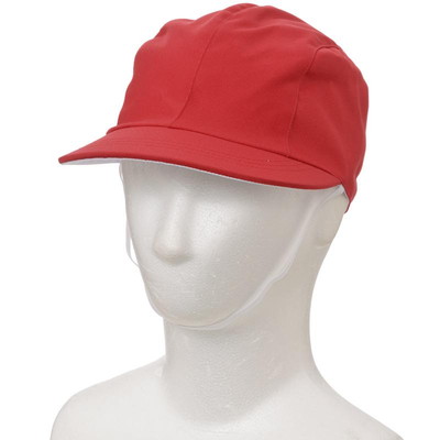 女児用赤白帽子