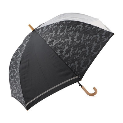 「軽くて濡れにくい傘」迷彩柄ジャンプ傘