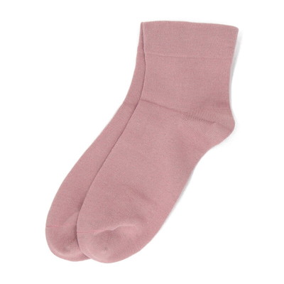 ボディヒーター　無地クルーソックス