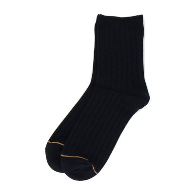 ボディヒーター　太リブクルー丈ソックス