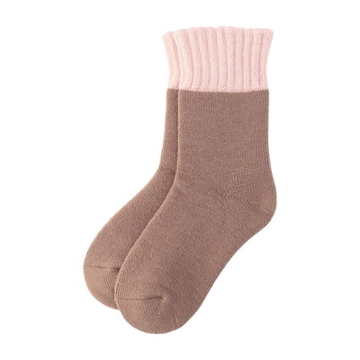 ボディヒーター　無地　クルー丈ルームソックス（２０ｃｍ）