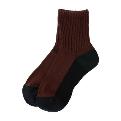 ボディヒーター　切替ショート丈ソックス