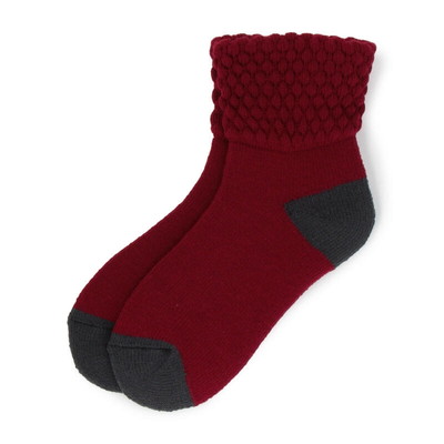 ボディヒーター　パイナップル　ショート丈ルームソックス