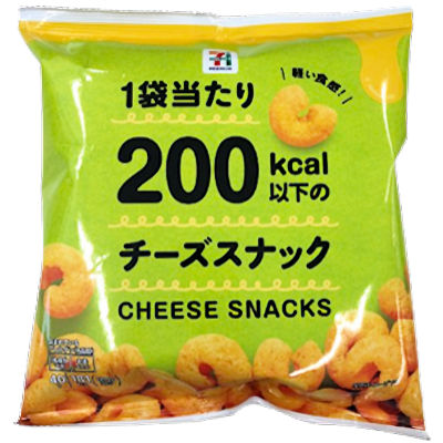 1袋当たり200kcal以下のチーズスナック 40g
