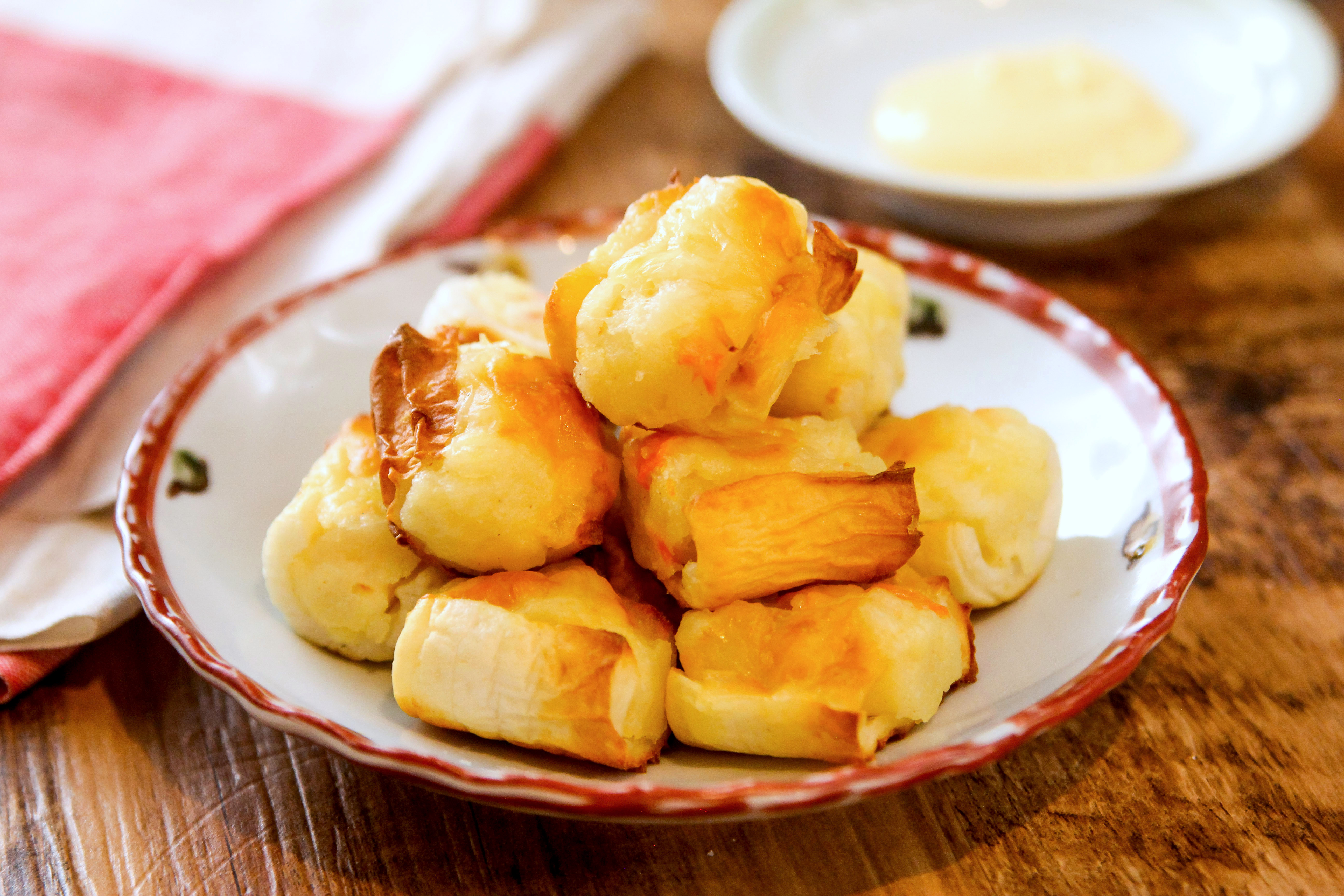 セブンプレミアムのポテトサラダで作る ポテサラちくわのチーズ焼き