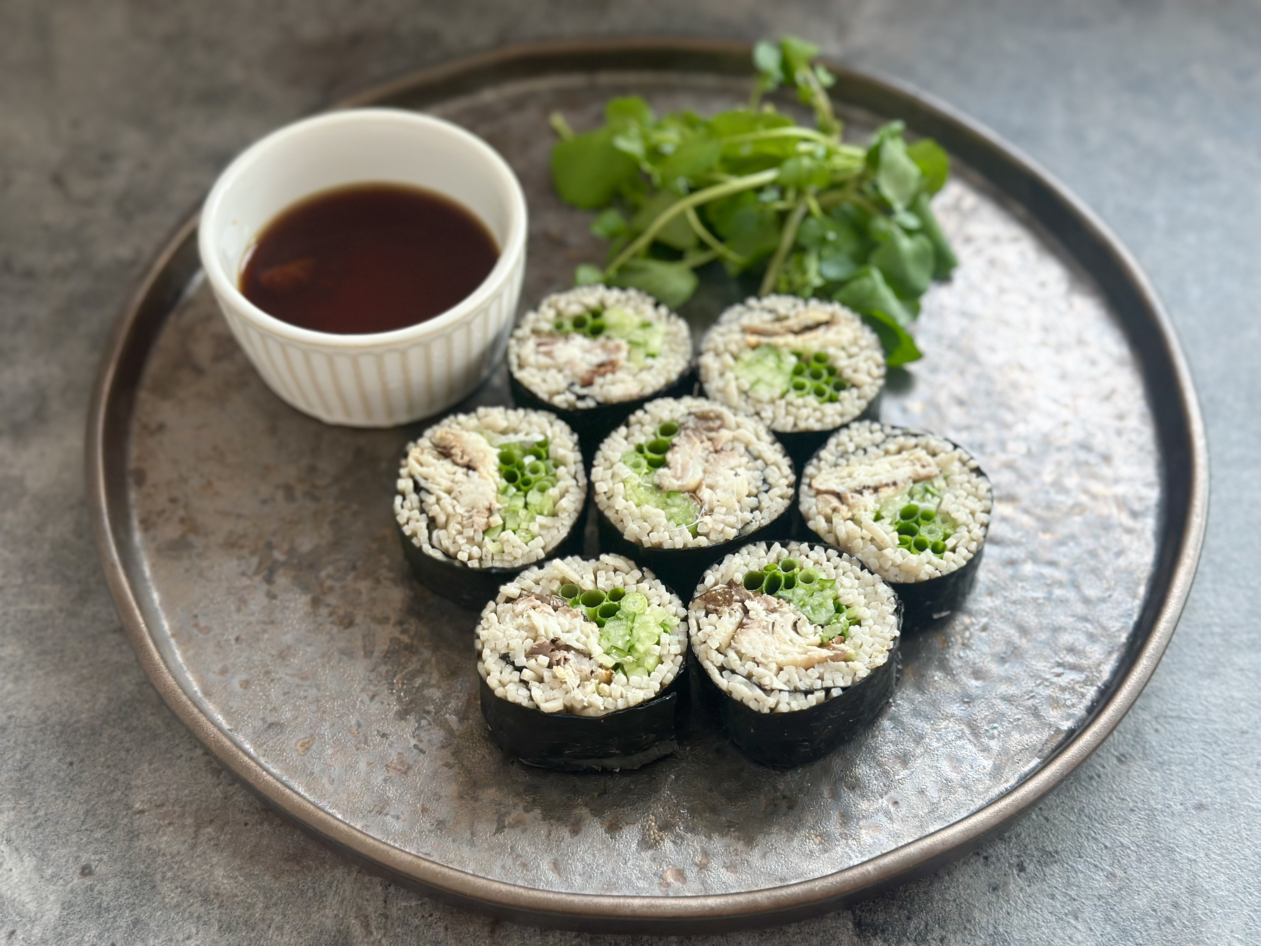 海苔巻きにしん蕎麦